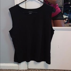 L.L.Bean black tank top size extra large
